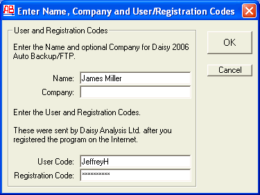 Register Dialog