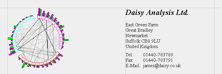 Letterhead with Graphic