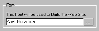 Font being used.